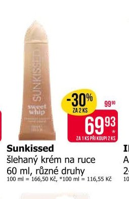 Sunkissed šlehaný krém na ruce
