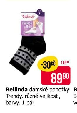 Bellinda dámské ponožky Trendy, různé velikosti, barvy, 1 pár