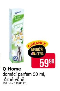 Q-Home domácí parfém 50 ml, různé vůně