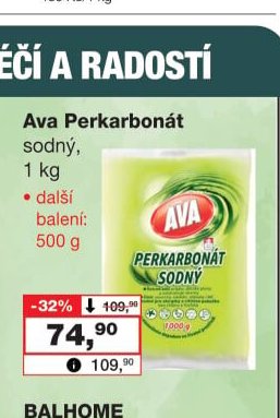 Ava Perkarbonát sodný, 1 kg