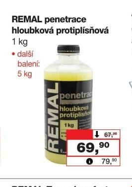 REMAL penetrace hloubková protiplísňová 1 kg