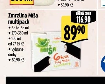 Zmrzlina Míša multipack