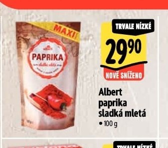 Albert paprika sladká mletá