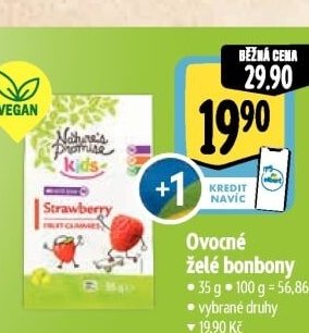 Ovocné želé bonbony