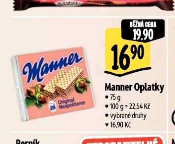 Manner Oplatky