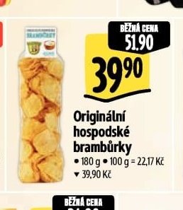 Originální hospodské brambůrky