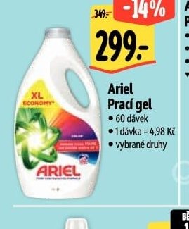 Ariel Prací gel