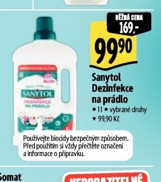 Sanytol Dezinfekce na prádlo