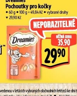Dreamies Pochoutky pro kočky (balení)