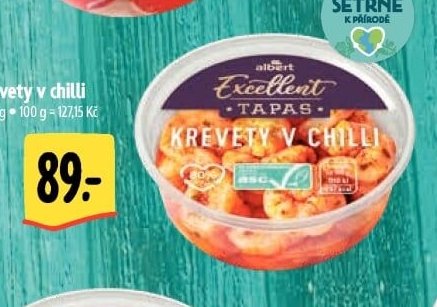 Krevety v chilli
