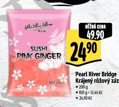 Pearl River Bridge Krájený růžový zázvor