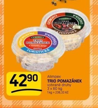 Alimpex TRIO POMAZÁNEK