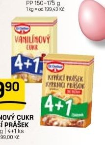 Dr. Oetker vanilkový cukr / kypřicí prášek