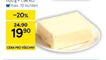 Máslo 250 g