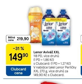 Lenor Aviváž XXL