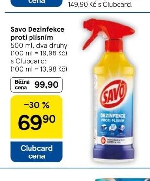 Savo Dezinfekce pro plísním