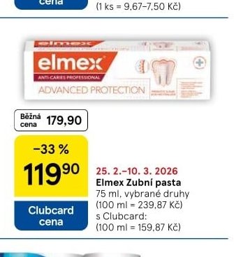 Elmex Zubní pasta