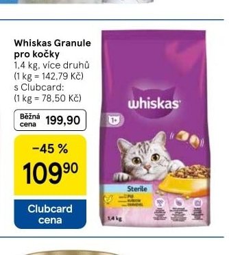 Whiskas Granule pro kočky