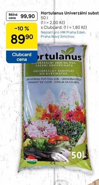 Hortulanus Univerzální substrát 50 l