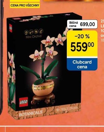 LEGO Botanicals 10343 Miniaturní orchidej