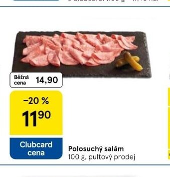 Polosuchý salám 100 g