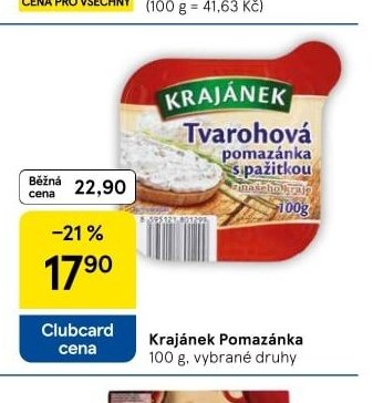 Krajánek Pomazánka 100 g