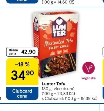 Lunter Tofu 180 g