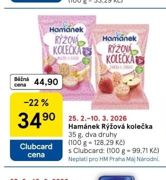 Hamánek Rýžová kolečka