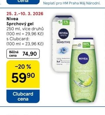 Nivea Sprchový gel