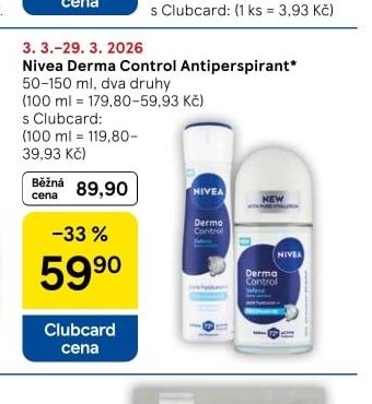 Nivea Derma Control Antiperspirant