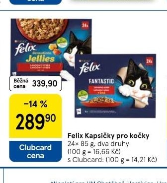 Felix Kapsičky pro kočky