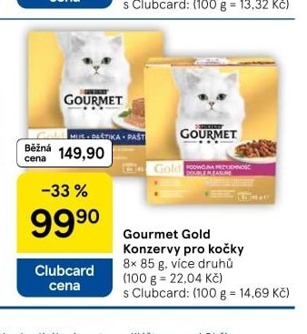 Gourmet Gold Konzervy pro kočky