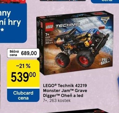 LEGO Technic 42219 Monster Jam Grave Digger