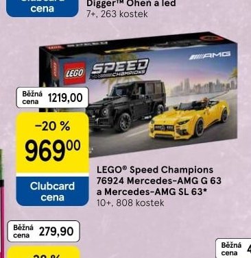 LEGO Speed Champions Mercedes-AMG G 63 a Mercedes-AMG SL 63