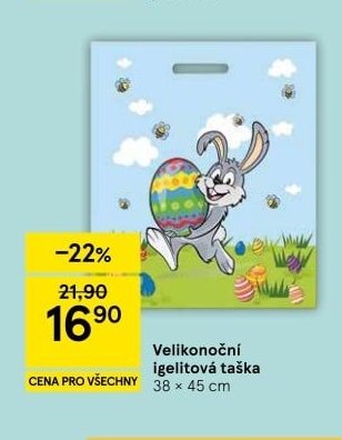 Velikonoční igelitová taška