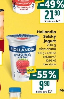 Hollandia Selský jogurt