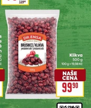 Klikva, 500 g