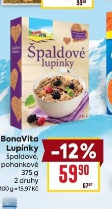 Bona Vita Špaldové lupínky 375 g