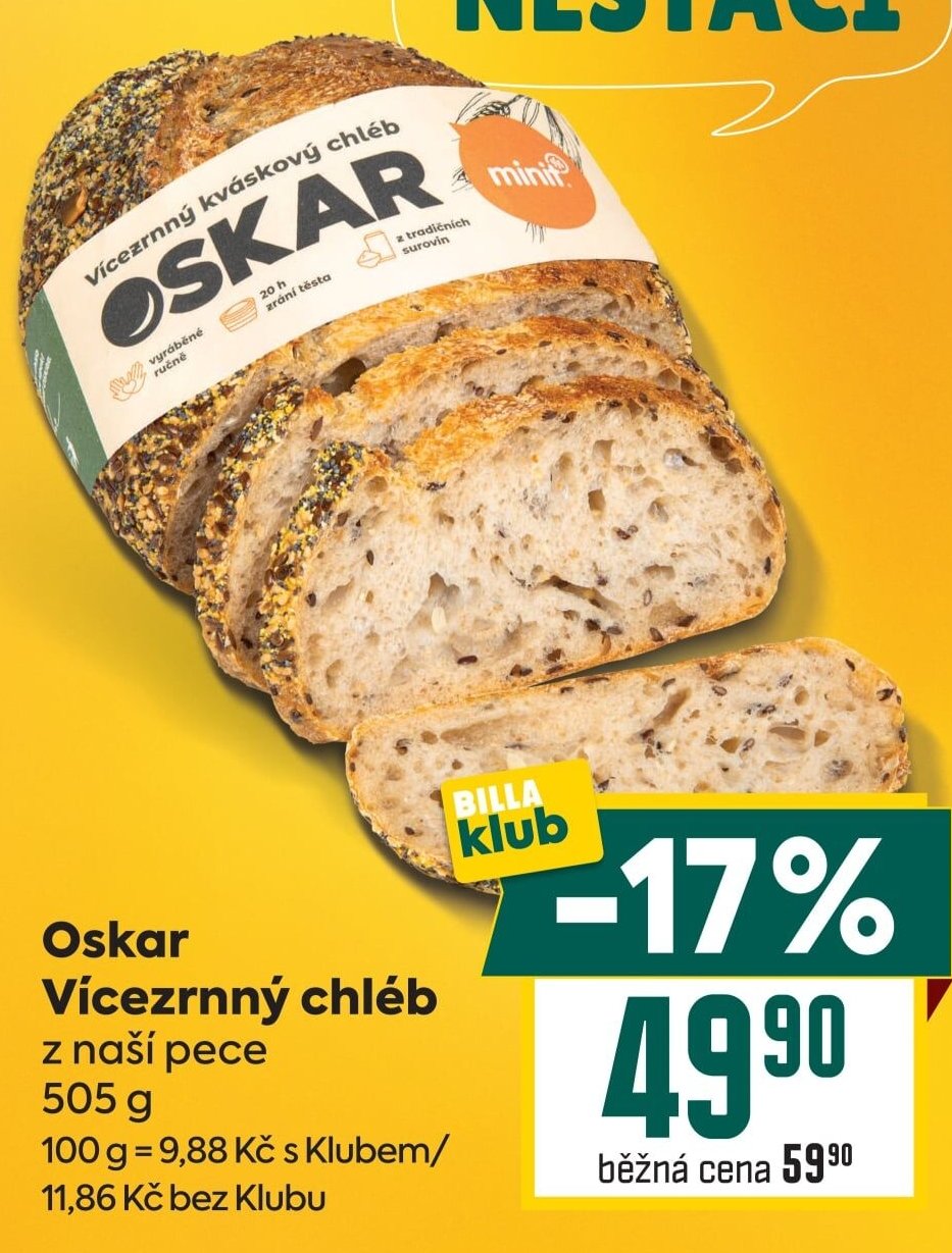 Oskar Vícezrnný chléb z naší pece
