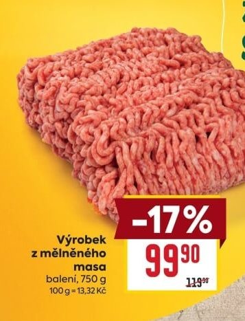 Výrobek z mělněného masa