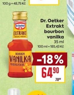Dr. Oetker Extrakt bourbon vanilka 35ml