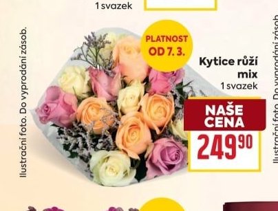 Kytice růží mix