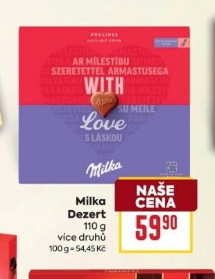 Milka Dezert 110g