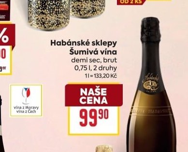Habánské sklepy Šumivá vína 0,75l