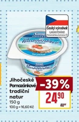 Jihočeské Pomazánkové tradiční natur 150 g