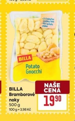 BILLA Bramborové noky