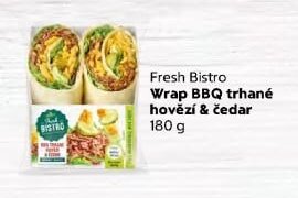 Fresh Bistro Wrap BBQ trhané hovězí & čedar