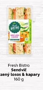 Fresh Bistro Sendvič uzený losos & kapary