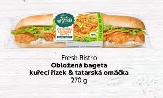 Fresh Bistro Obložená bageta kuřecí řízek & tatarská omáčka