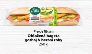 Fresh Bistro Obložená bageta gothaj & beraní rohy